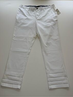 14th & Union Men’s Straight-Leg Chinos in White